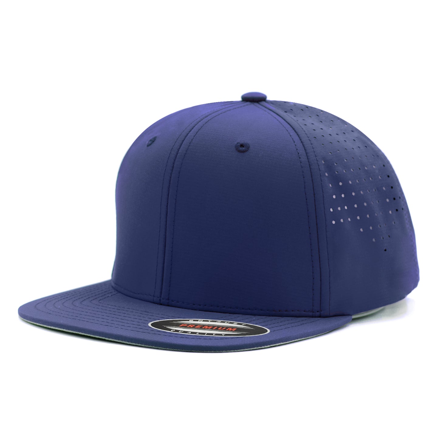 [61M]Gorra 6 Panel Miroperforado Plana