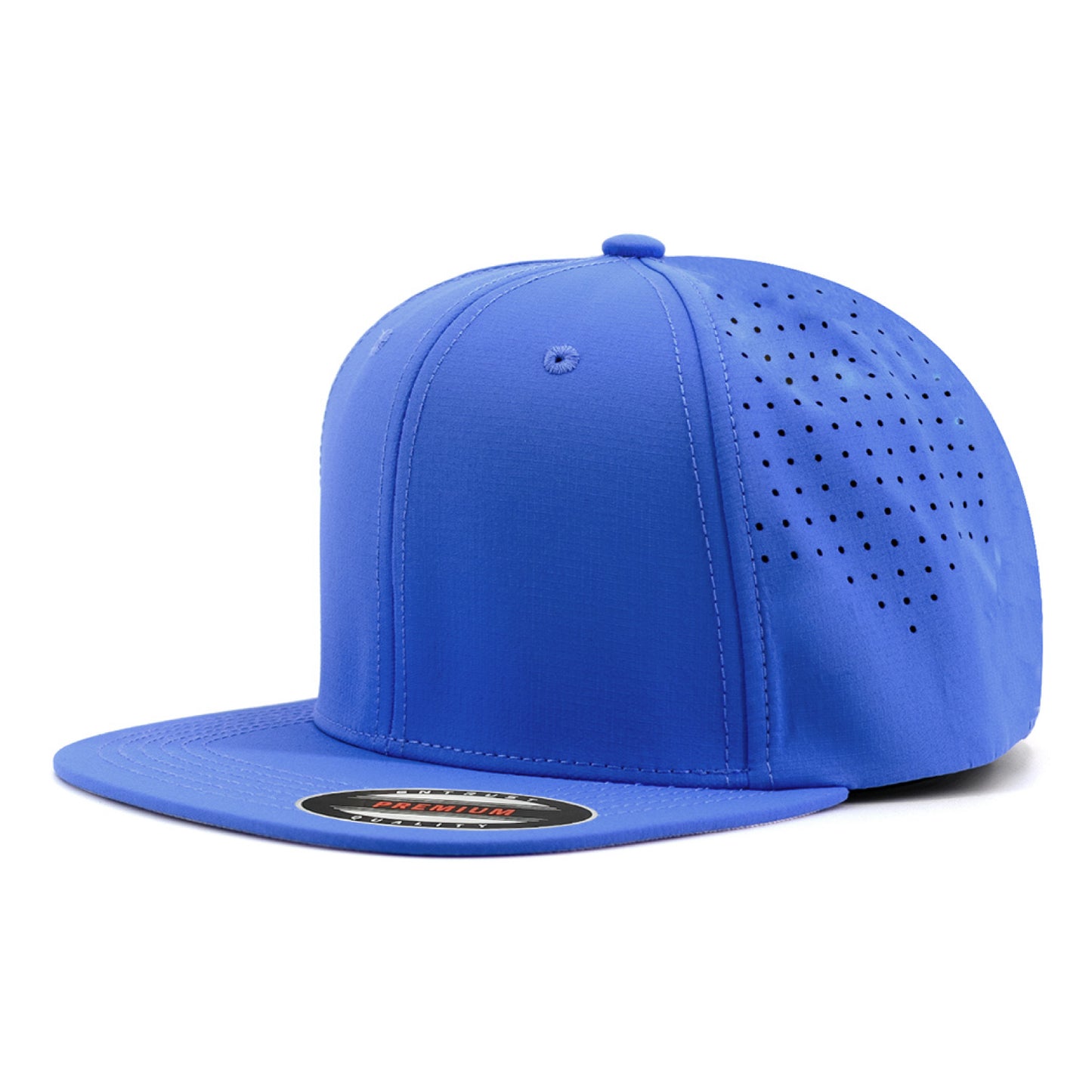 [61M]Gorra 6 Panel Miroperforado Plana